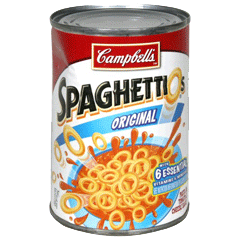 a can of Spaghettios